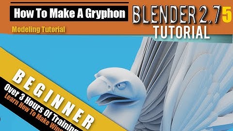 How To Make A Griffin in Blender 2.75a
