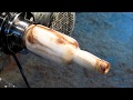 Woodturning A (firewood) Beer Bottle