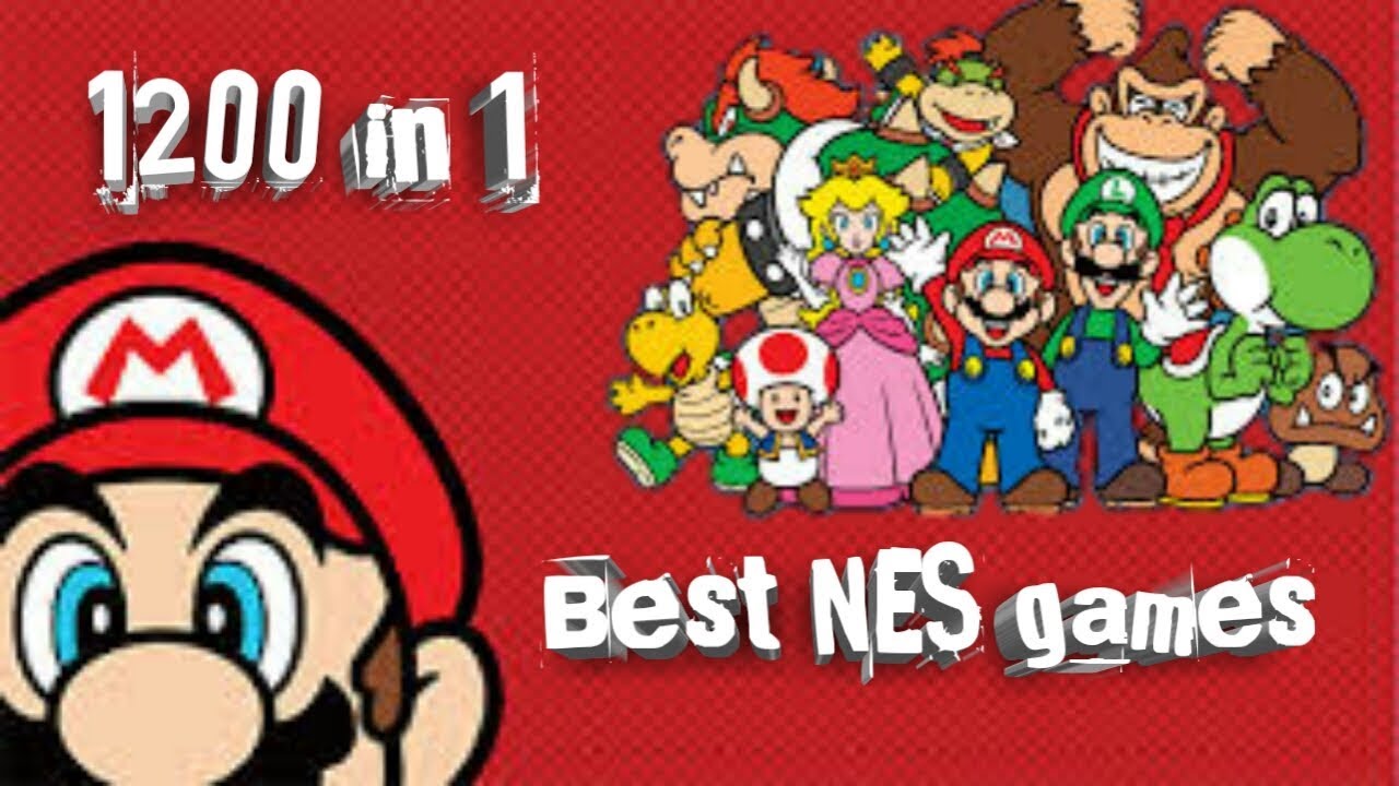 Best NES games 1200 in 1 download now YouTube