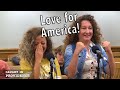 Love for America & Hit in the crosswalk!