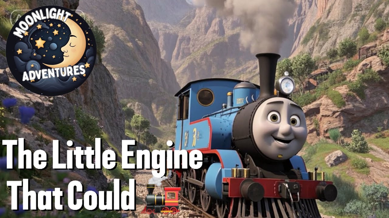 The Little Engine That Could | Sweet bedtime story for kids | short calming and relaxing tale 💤
