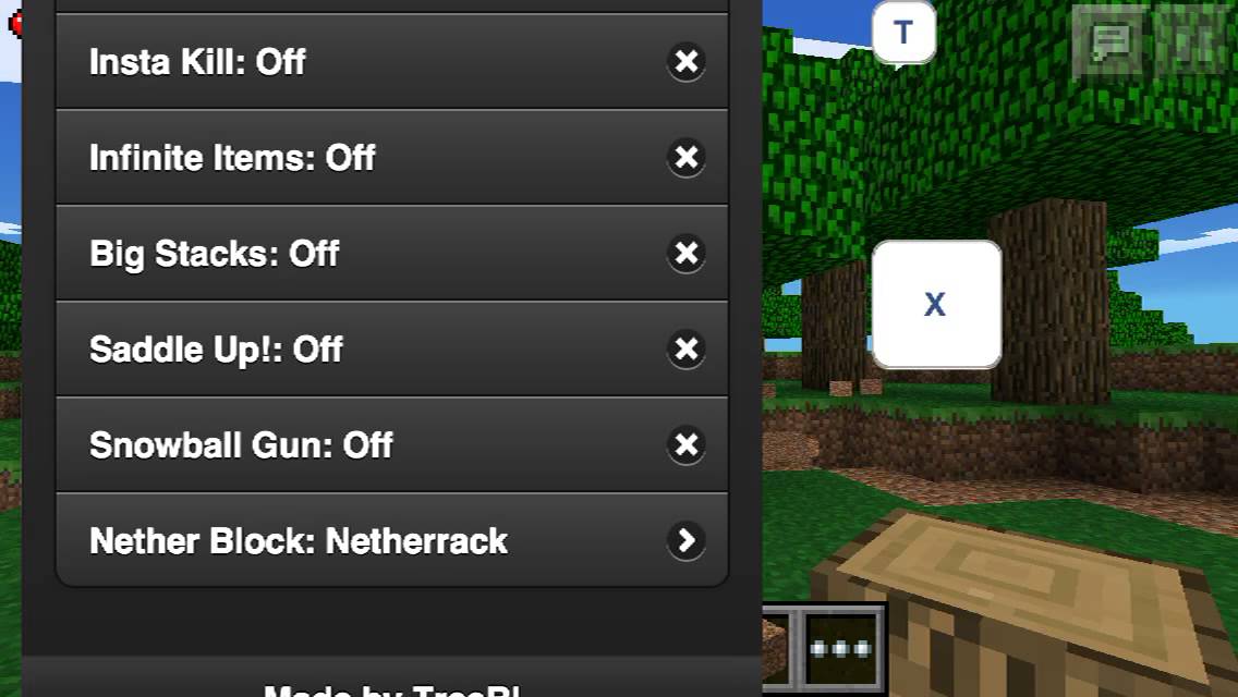 mod menu for minecraft pocket edition