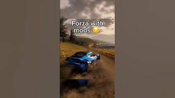 Forza Mods vs. No Mods 😱 #forza #forzahorizon #fh5 #forzamods #assettocorsa #fyp #shorts