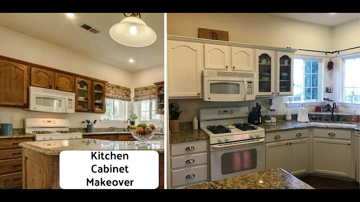 How to Paint your Kitchen Cabinets// Rustoleum Cabinet Transformation