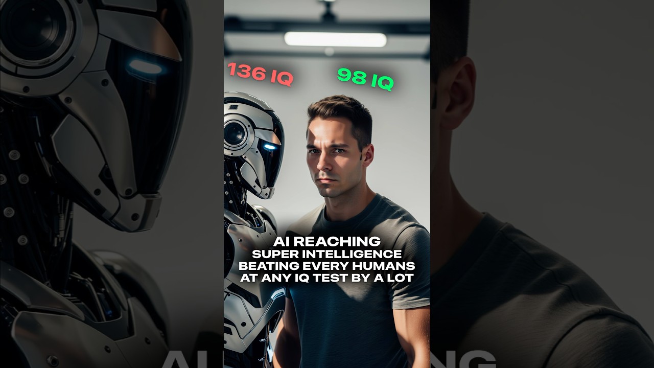 AI Just Hit 136 IQ, Are We Being Left Behind? 🤯 #aritificialintelligence