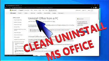 How do I completely remove all traces of MS Office?