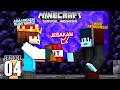 Membuat Nether Portal, Prank Temen Sampe Kesel - Minecraft Survival Indonesia #4