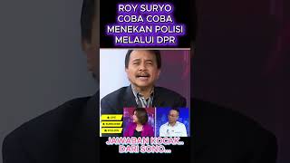 Roy Suryo Coba Coba Menekan Polisi Melalui Dpr