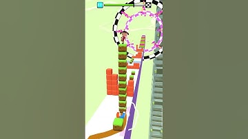 cube surfer gameplay Android ios walkthrough #shorts #gaming #youtubeshorts #viralvideo #funny#viral