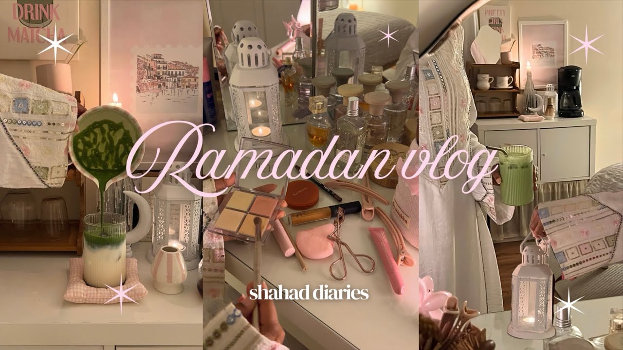 Ramadan vlog: اقضوا اول يوم رمضان معي🩰🌙