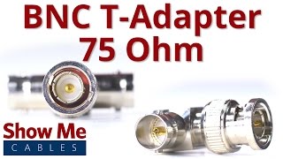 Bnc Male To Female T Adapter - 75 Ohm 