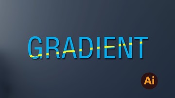 Editable Gradient Text Adobe illustrator tutorial.