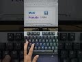 Male and female icon create Ms word shortcut tricks #trading #indian #reel #reels #viral #education