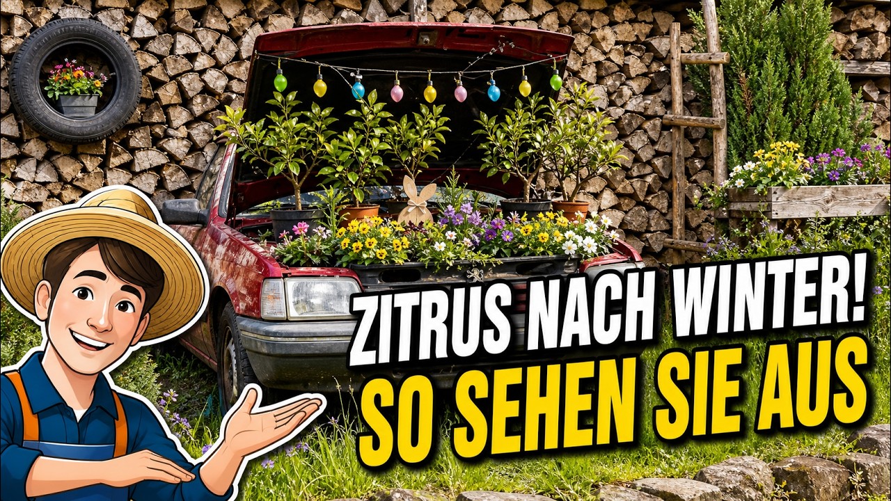Zitruspflanzen Rundgang April – Citrus nach Überwinterung