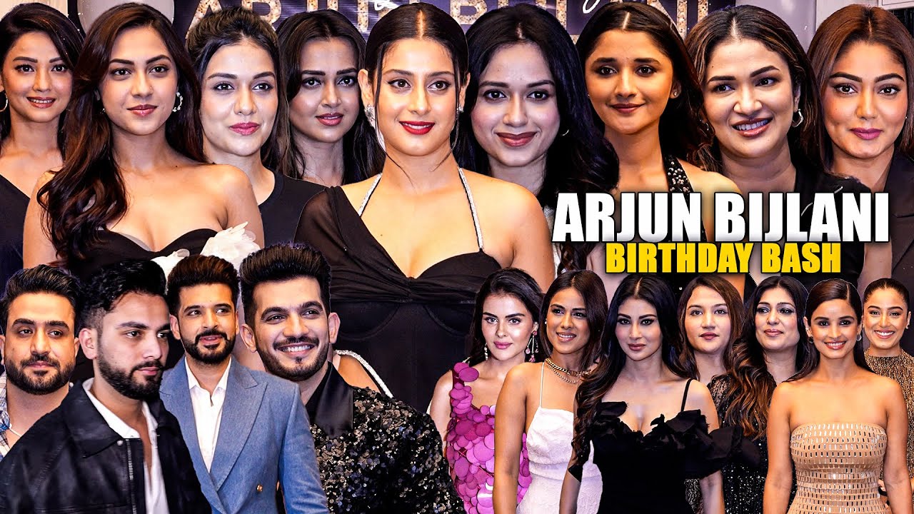 UNCUT - Arjun Bijlani Birthday Bash | Elvish, Isha, Tejasswi, Jannat, Reem, Priyanka, Mouni Roy