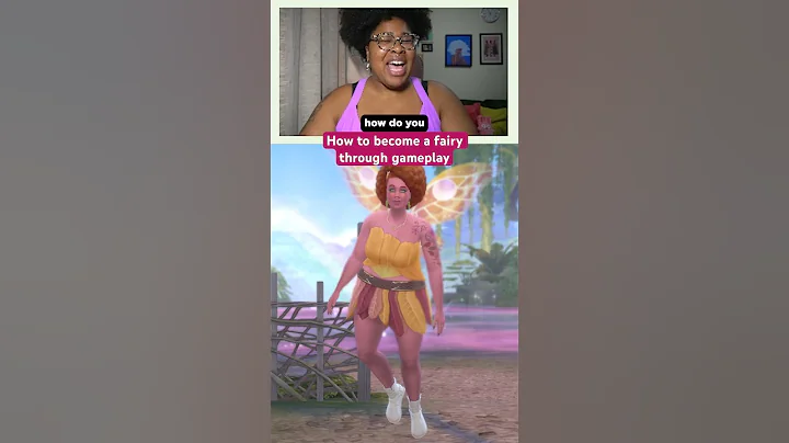 How to become a fairy in The Sims 4 Enchanted by Nature! ✨ #blacksimmer #sims4 #thesims #thesims4