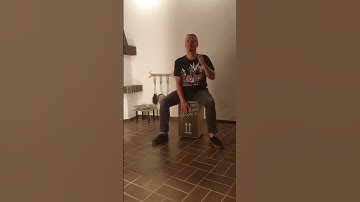 lalelu drums  gestures from human pose estimation  cajon