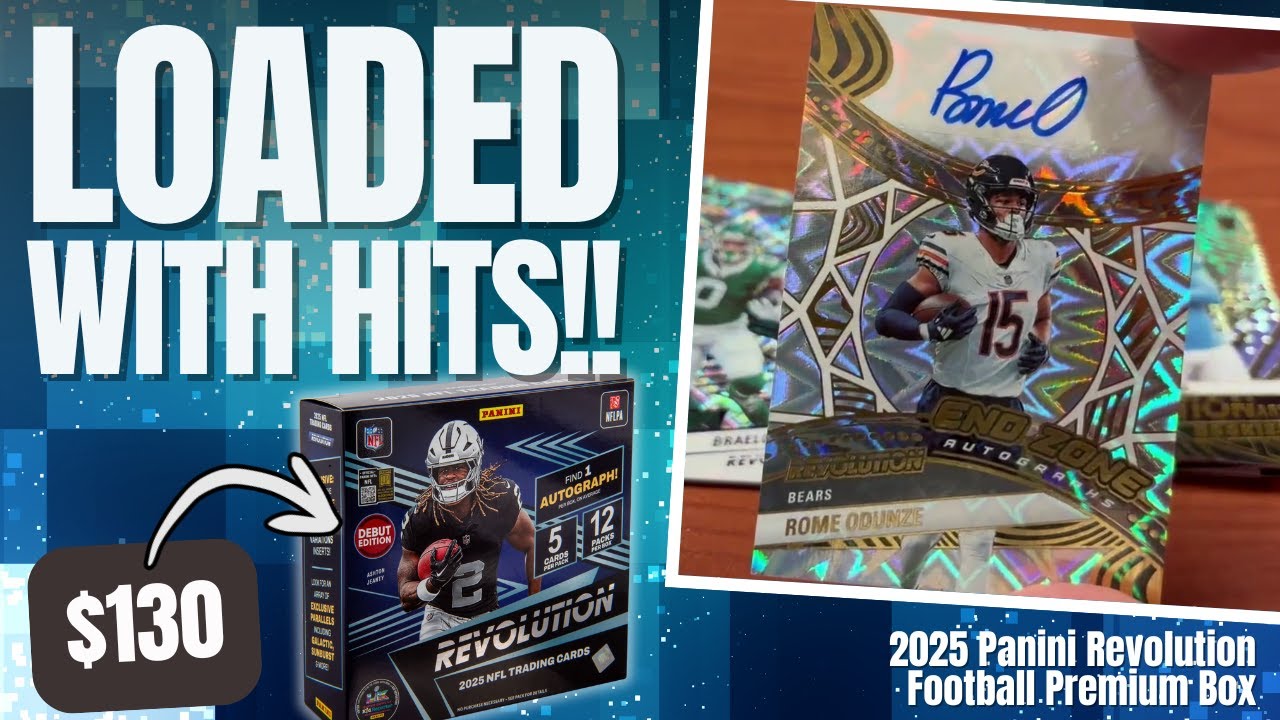 НАСЫЩЕНЫ ХИТАМИ!!! Премиальные коробки Panini Revolution Football 2025 просто сводят с ума!!! 🏈🔥