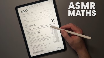 [ASMR] Solving a GCSE Maths Paper