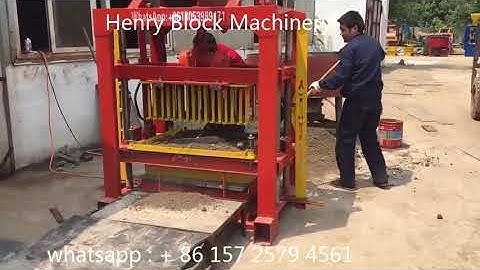 Keusec syin QTJ4 40 concrete block making machine produce 8 inches hollow blocks