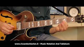 Jazz Guitar Etude #12 - Cherokee (Fast 300 bpm) - Advanced Improvisation