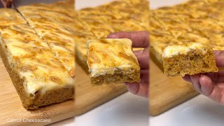 CARROT CHEESECAKE Recipe