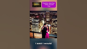 Thumbnail of AI lyrics "Stephen Sanchez - Until I Found You "  #music #lyrics #shortsmusic #song #shorts