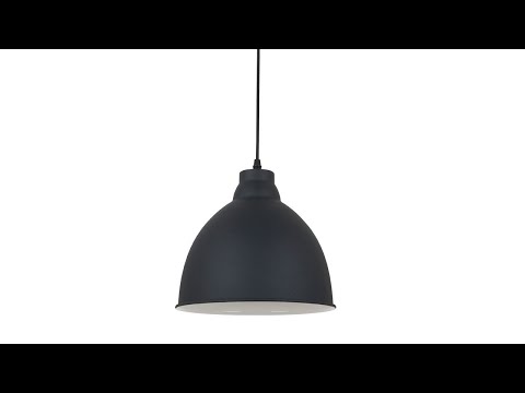 Подвесной черный металлический светильник Arte lamp A2055SP-1BK серии Casato