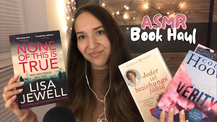 ASMR Book Haul 📖💘 (Tapping, Scratching, Whisper Ramble)