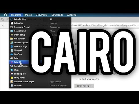 Cairo - A macOS/Linux-like Shell Replacement for Windows 10 (Overview & Demo)