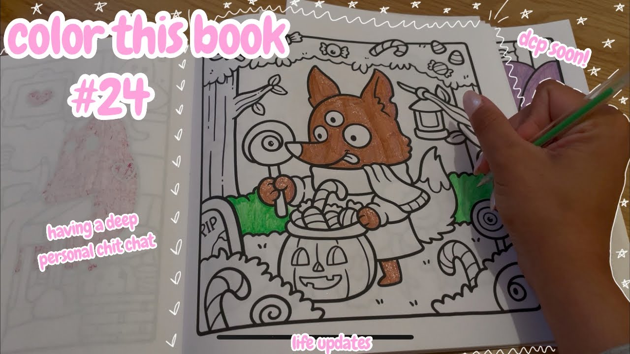 color this book #24: having a deep personal chit chat, relationship ...
