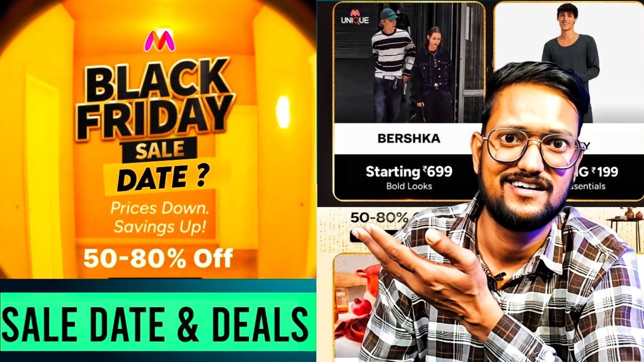 Myntra Black Friday Sale 2025 | Upcoming Sale On Myntra 2025 | Myntra Black Friday Sale Date