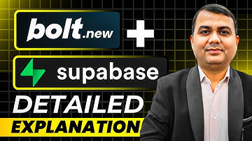 Integrate Supabase with Bolt.new | Step-by-Step No-Code Database Connection Tutorial | 210