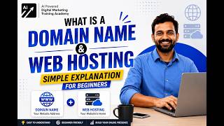 What Is a Domain Name & Web Hosting: Simple Explanation for Beginners In Telugu | AIPDMA
