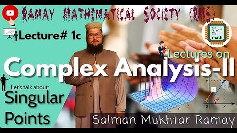Singular Points (Lec. #1c) Complex Analysis-II .#Find #Singularity of a #Complex #Function