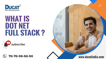 What is Dot Net Full Stack | Introduction | Ducat India