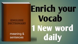 Daily Dose of Vocabulary | #5 ||SAGACIOUS|| Meaning & Sentences