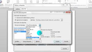Configuración para imprimir word - YouTube