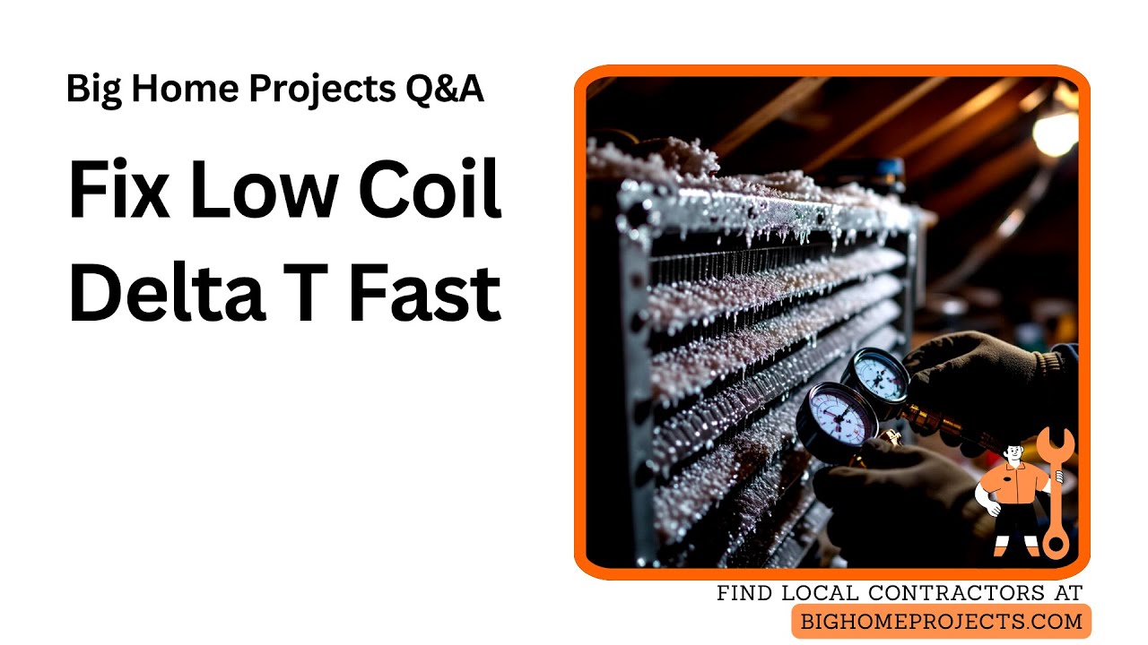 Low Delta T Coil Fixes Refrigerant Charge Leak Test