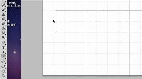 How to Make a Table in Photoshop CS5 : Photoshop Tips