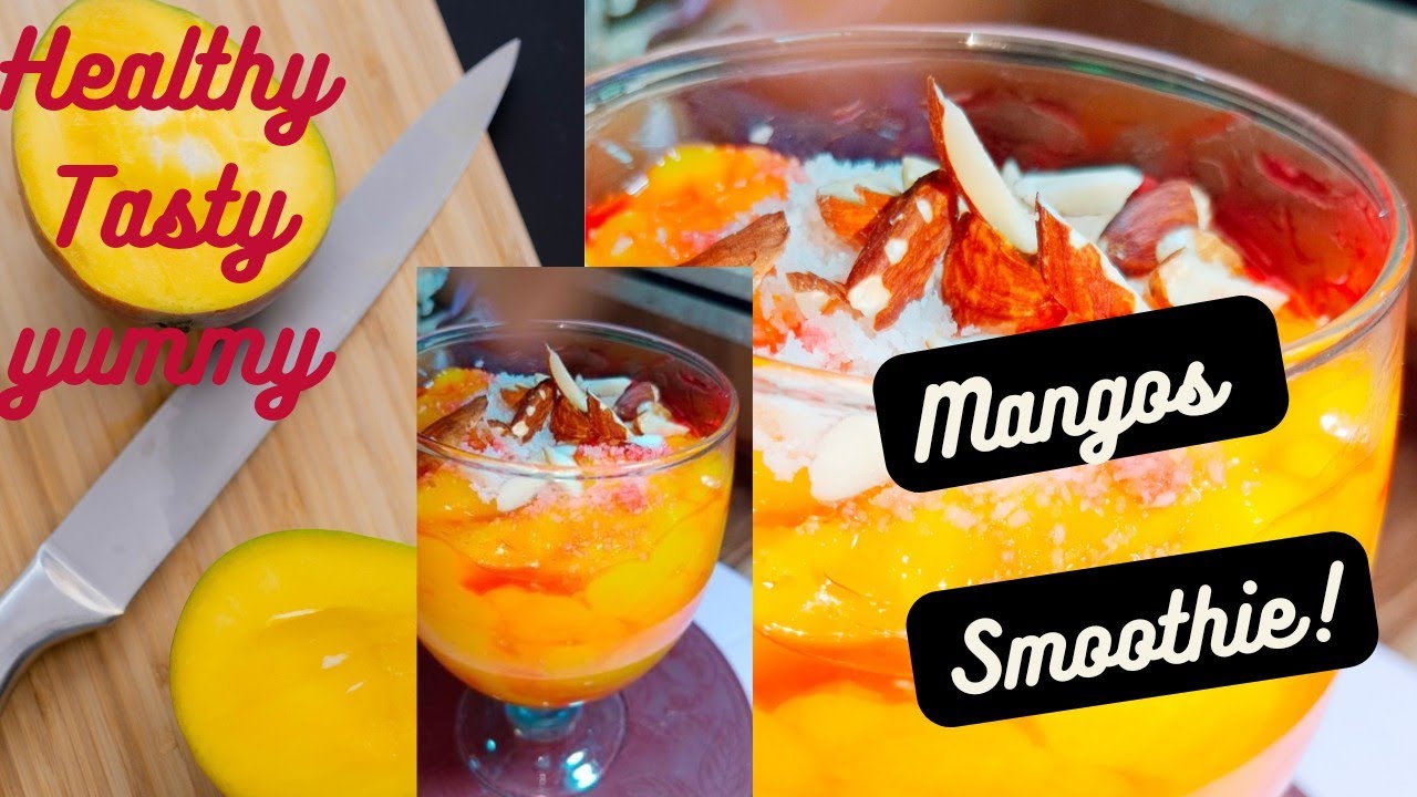 Mango Smoothie Recipe Without Milk| Mango Recipe| How To Make Smoothie In Hindi And urdu