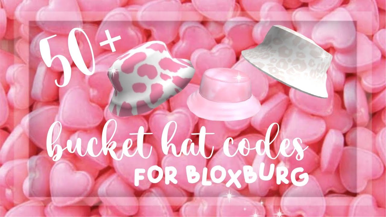 50+ Roblox Bloxburg bucket hat codes angxlic daisies YouTube