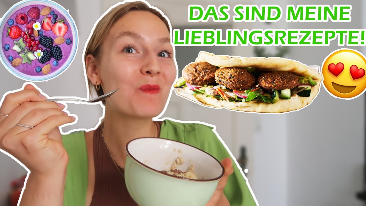 1 Tag meine LIEBSTEN GERICHTE essen🍝🍦 (realistic food inspo) - YouTube