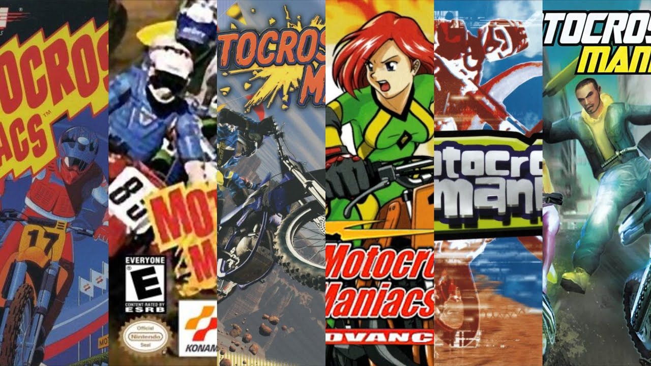 Evolution Of Motocross Mania Games [1989-2005]