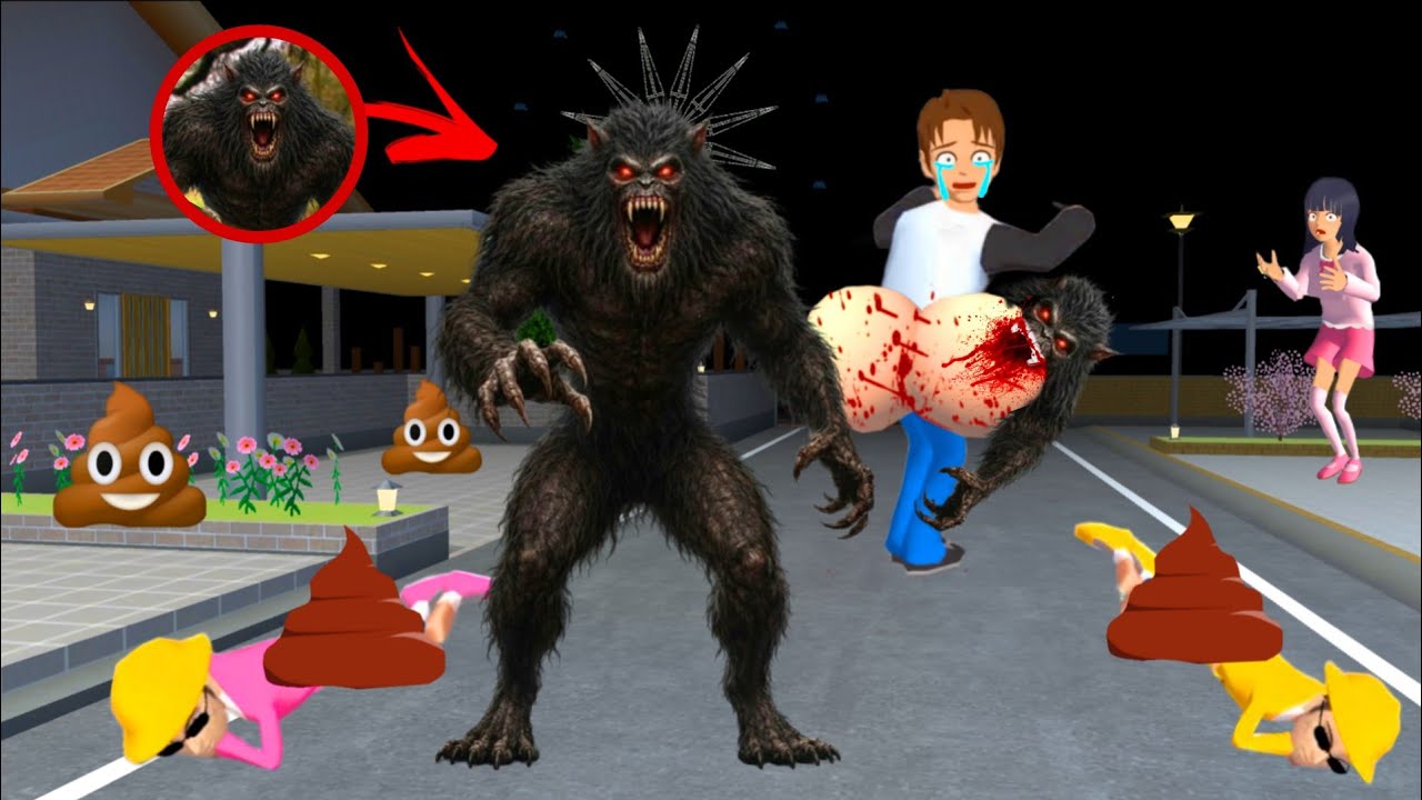 pant4t besar yuta digigit genderuw0 sampe berdarah lalu meledak p00p | SAKURA SCHOOL SIMULATOR