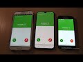 Triple Samsung Fake on Samsung Galaxy A40+S4 mini+Note2 Over the Horizon incoming call via Fake call