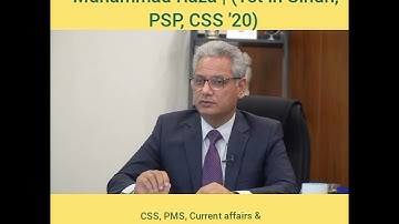 CSS Mock Interview | Muhammad Raza | (1st in Sindh, PSP, CSS 