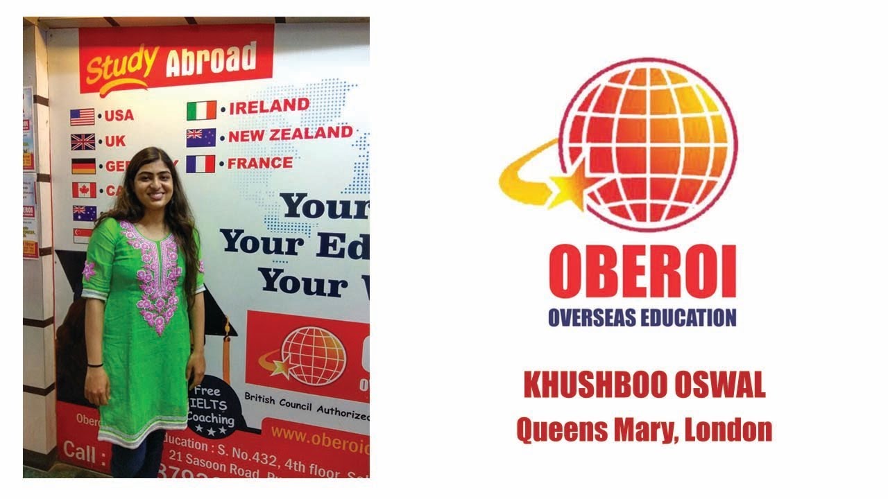 Khushboo Oswal || Oberoi Overseas ​|| ​​​Pune || Overseas Education ​​Consultant ​|| ​Placement