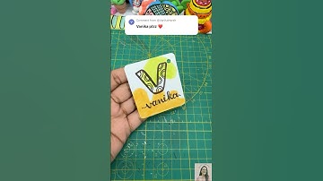 Boho initial art #youtubeshorts #diy #art #bohoart #nametags