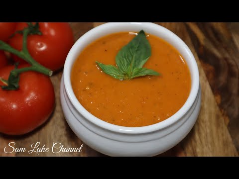 RECETTE DE LA SOUPE DE TOMATES ET POIVRONS RÔTI | THE BEST ROASTED TOMATOES AND PEPPERS SOUP